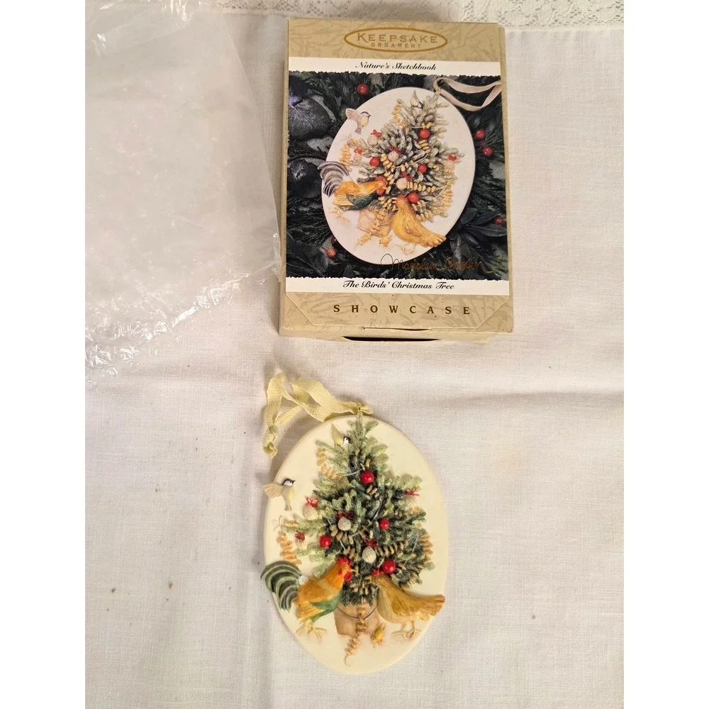 Hallmark 1996 Keepsake Ornament Marjolein Bastin Birds Christmas Tree Vintage